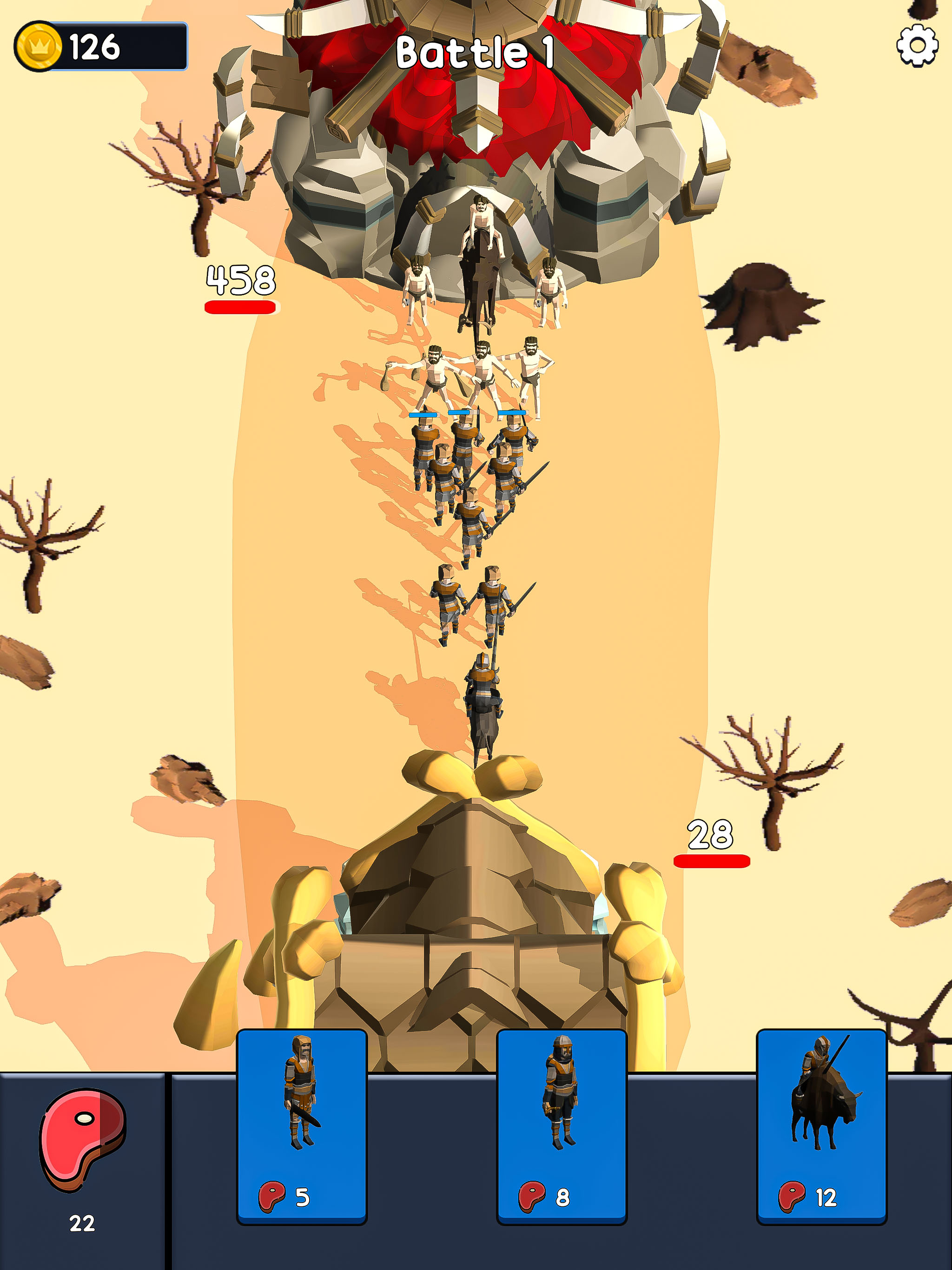 Warrior Fight: Stone Age War screenshot 6