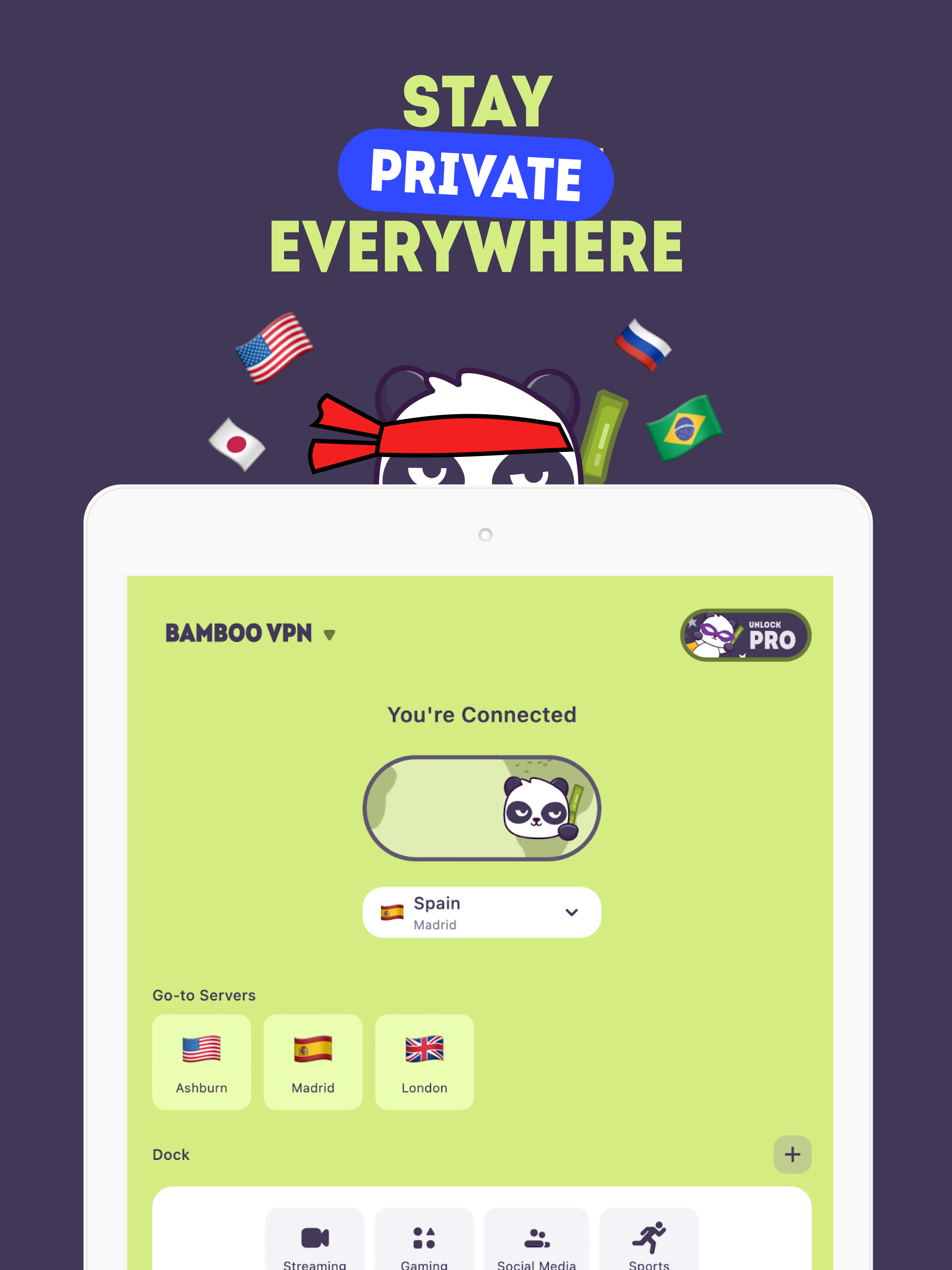Bamboo VPN : Speedy & Private
