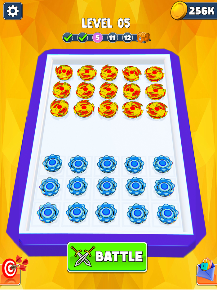 Merge  Battle Spinner Game