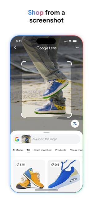 Google - More ways to search Screenshot