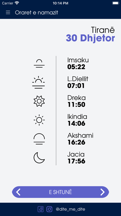 Kalendari Ditë më Ditë Screenshot