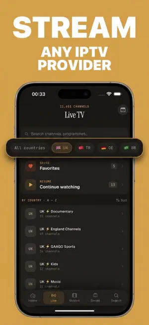 Maximus: IPTV Player M3U Cast screenshot 1