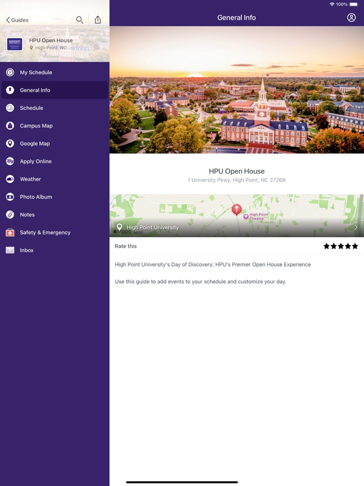 #1. High Point University Guides (iOS) Podle: High Point University