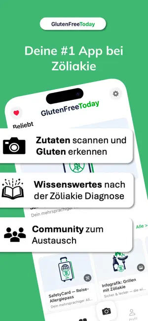 GlutenFreeToday iPhone screenshot 1