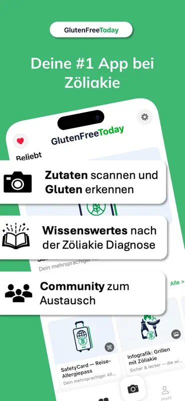 Zöliakie & Glutenfrei Ratgeber screenshot 1 of 8