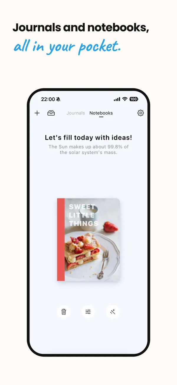 Screenshot #2 pour Mino: Minimal Bullet Journal