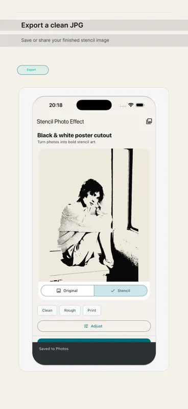 Stencil Photo Effect screenshot 5 of 5