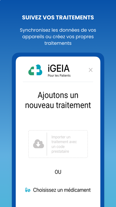 iGEIA Patients Screenshot