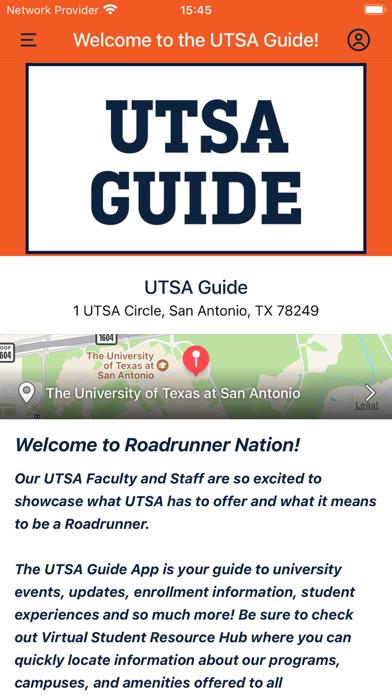 UTSA Guide Screenshot