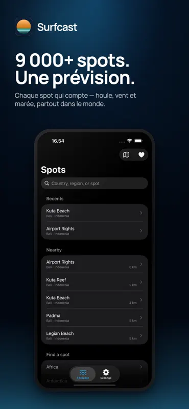 Surfcast: Prévisions Surf screenshot 4 of 6