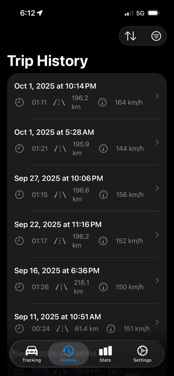iPhone screenshot