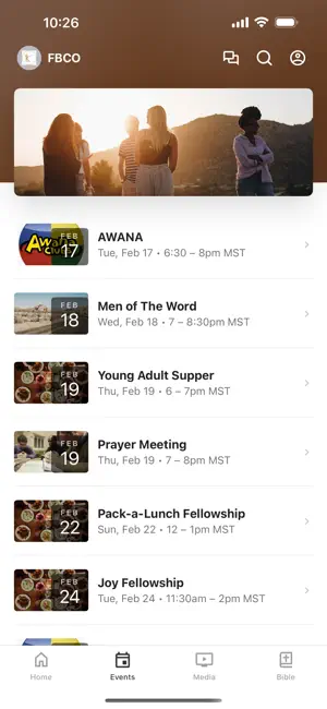 First Baptist Church Olds screenshot 2