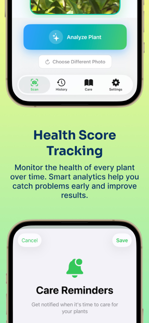 AI Plant Health Scanner Screenshot