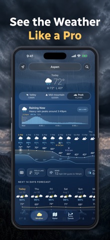 Weatherkind iPhone screenshot