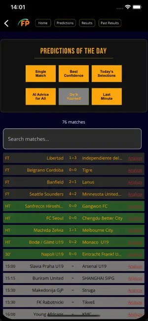 AI & HI Football Predictions screenshot 3