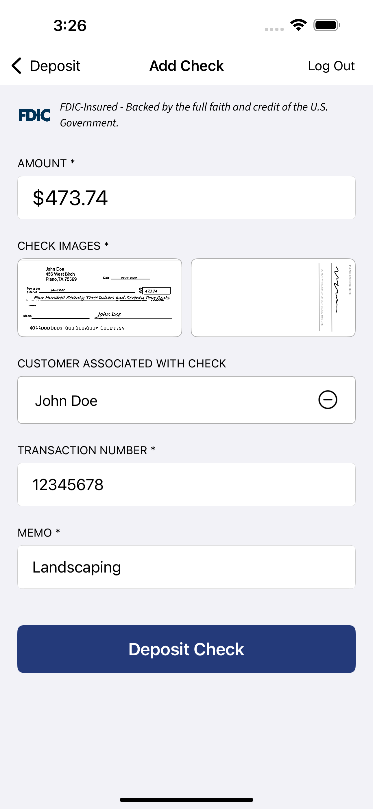 FFBKC Business Mobile Deposit