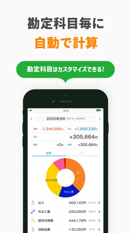 白色申告の確定申告アプリ Kaikei Lite screenshot 6 of 10