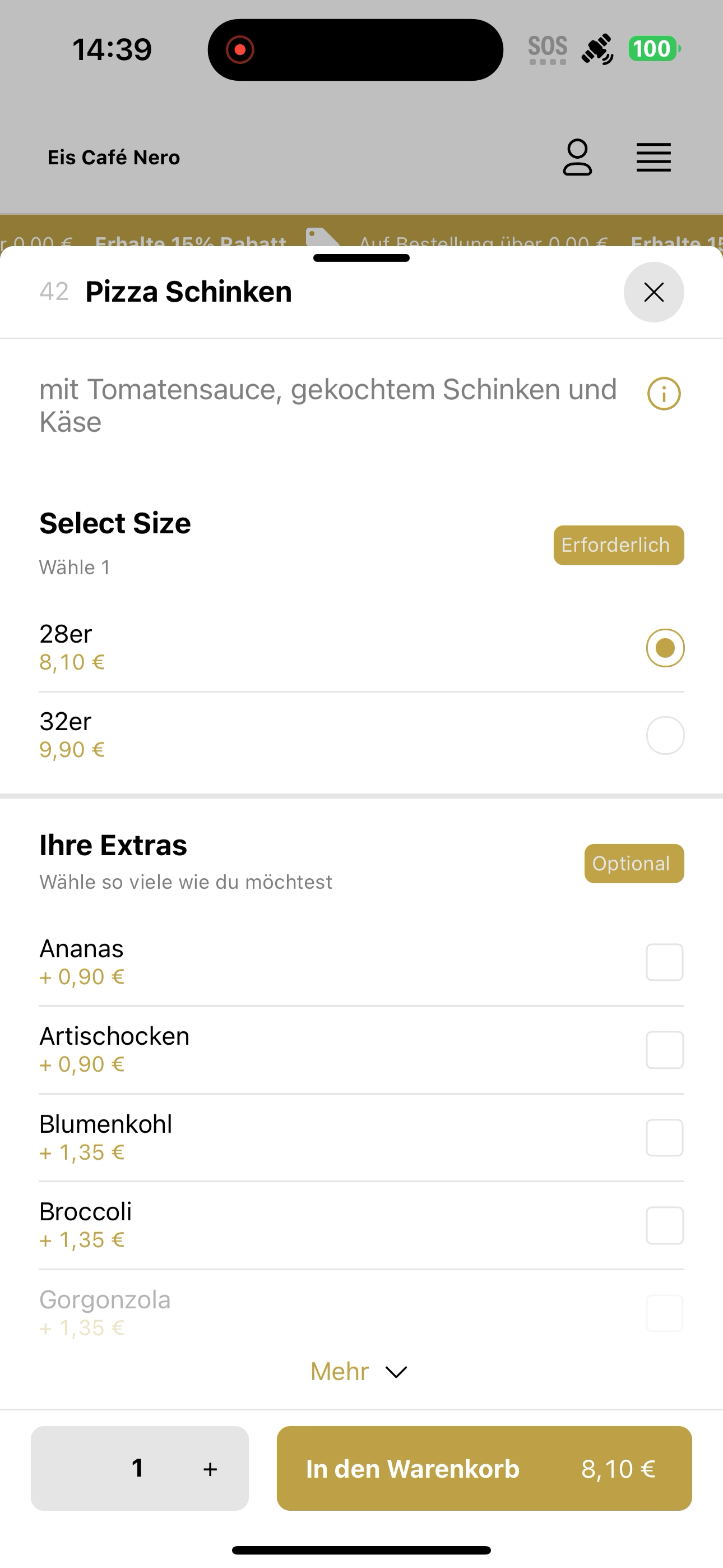 Eis Café Nero screenshot 8