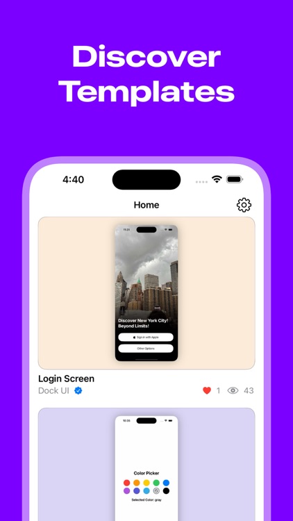 Dock UI: Snippets For SwiftUI