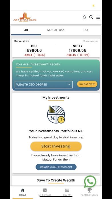 Just Invest Online Screenshot