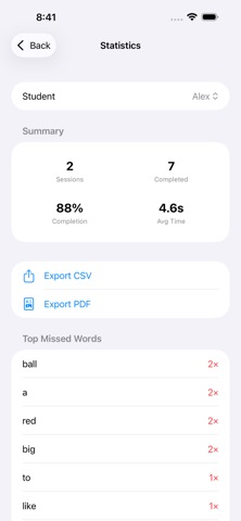 Sight Word Phrases screenshot
