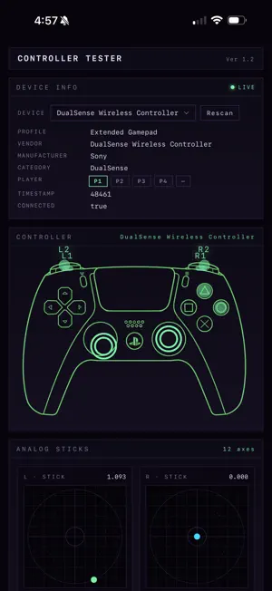 Controller Tester FGC screenshot 1