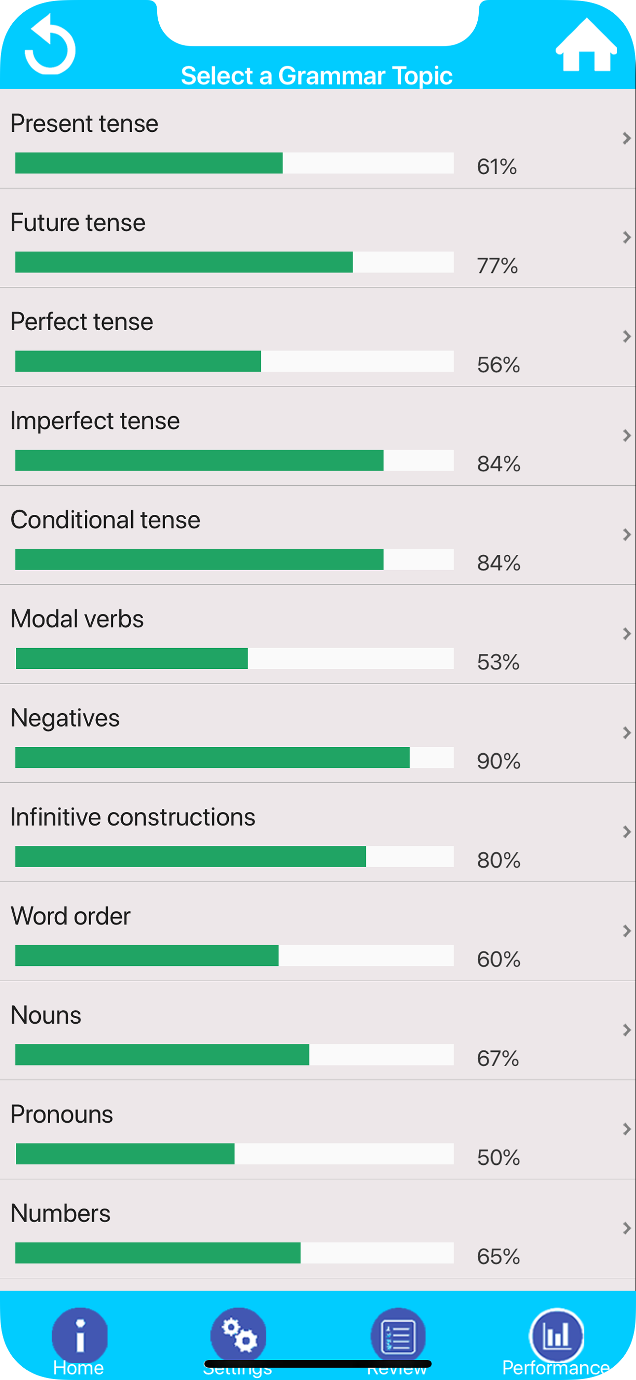 GCSE German Grammar screenshot 2