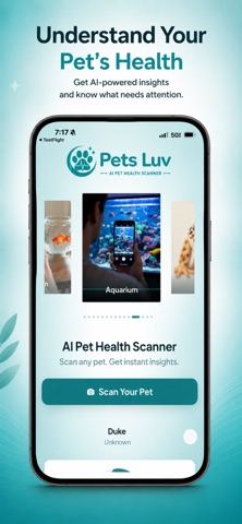 Pets Luv: AI Pet Health Scan iPhone screenshot