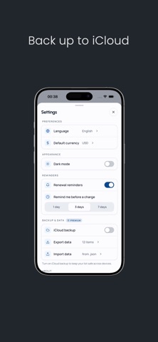 Recur：订阅追踪 screenshot