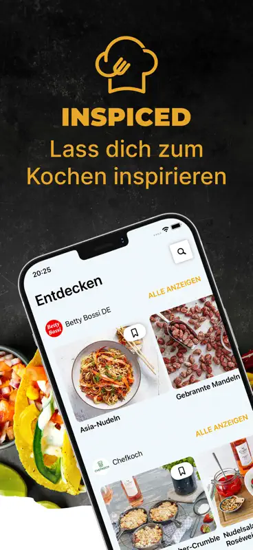 Inspiced: Rezepte Verwalten screenshot 1 of 6