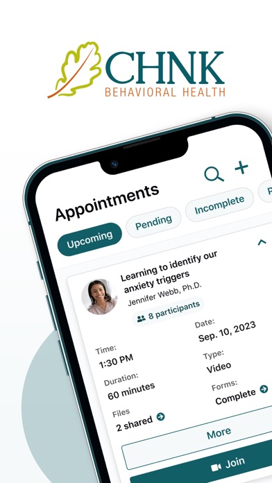 OQH Client Connect iPhone screenshot 1 - Medical app