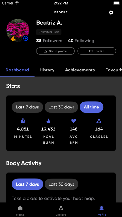Fiit: Workouts & Fitness Plans Screenshot