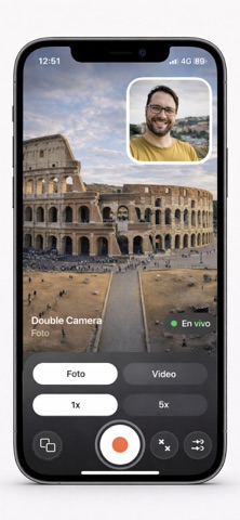 Double Camera . iPhone screenshot