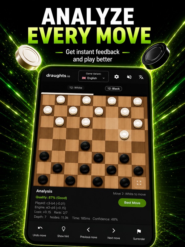 Draughts.io - Checkers Online screenshot 8
