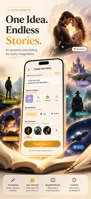 Novelist : AI Story Generator screenshot 1