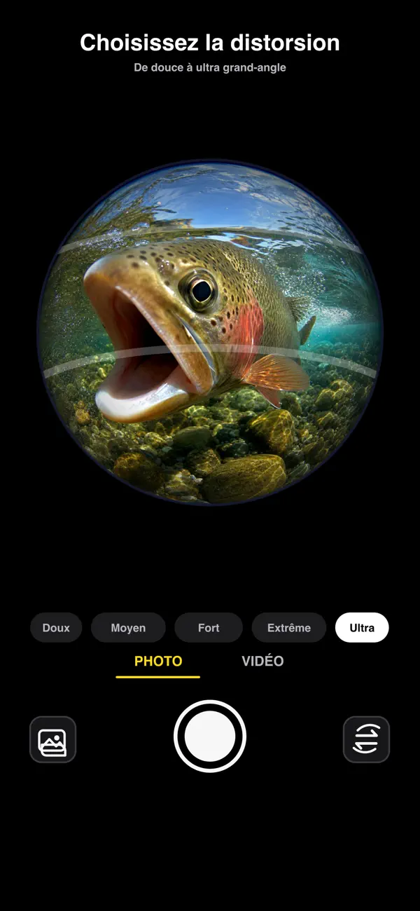 Screenshot #3 pour Caméra Fisheye - WideEye