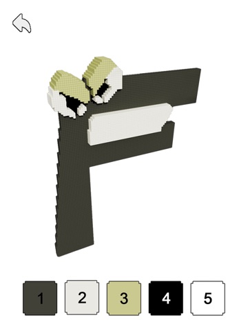 Alphabets Color By Number 3D iPad screenshot