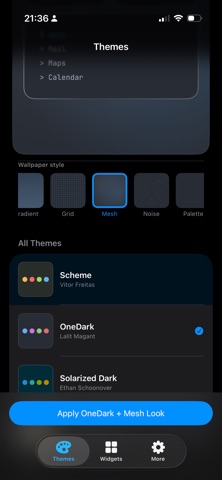Scheme: Themes & Widgets Screenshot 4 of 6