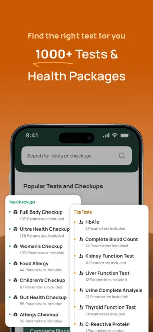 Orange Health Labs: Blood Test iPhone screenshot 6