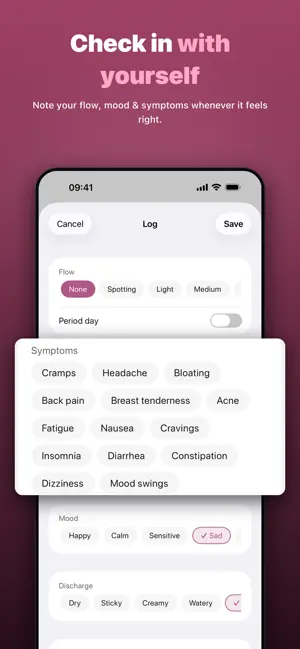 Period & Cycle Tracker: Velona screenshot 4