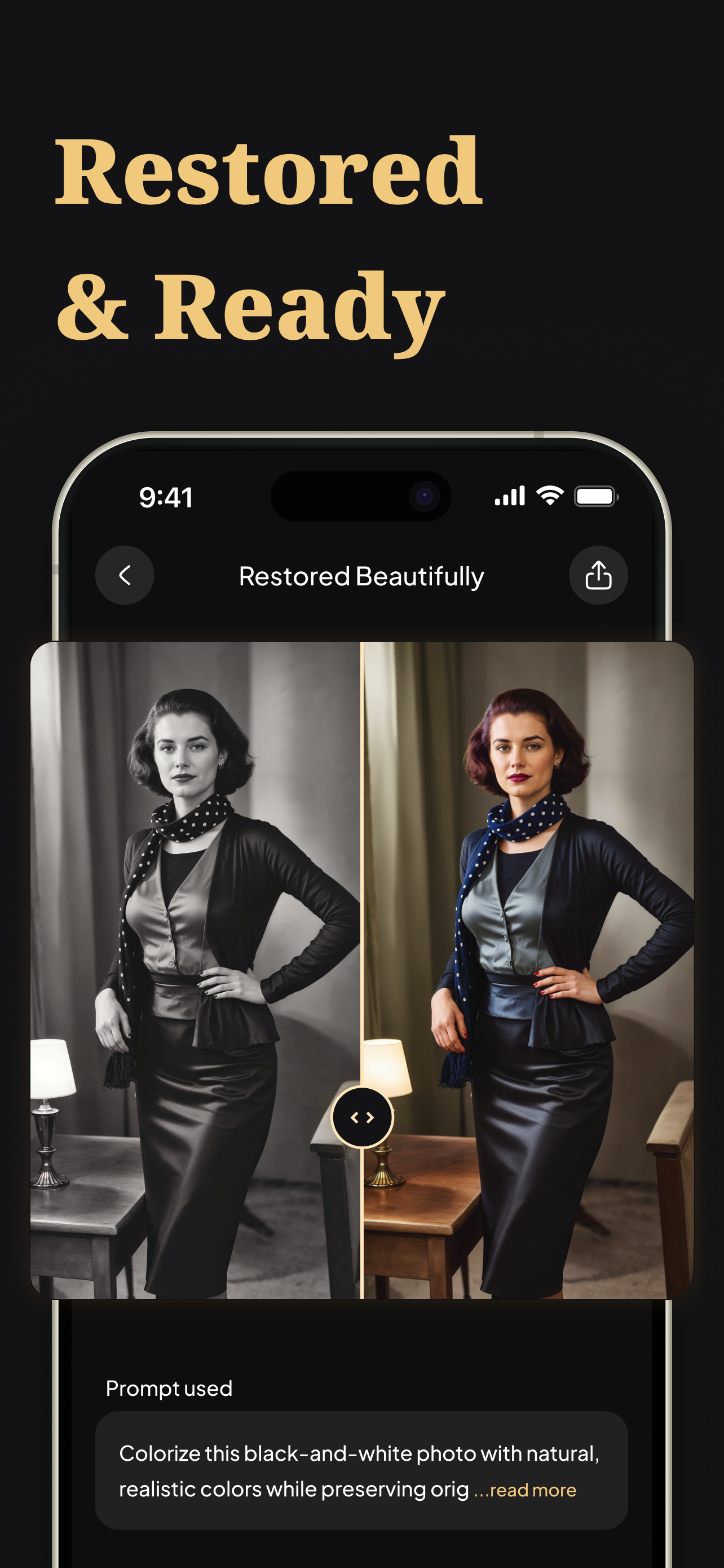 Restore Old Photos・Revive Fix