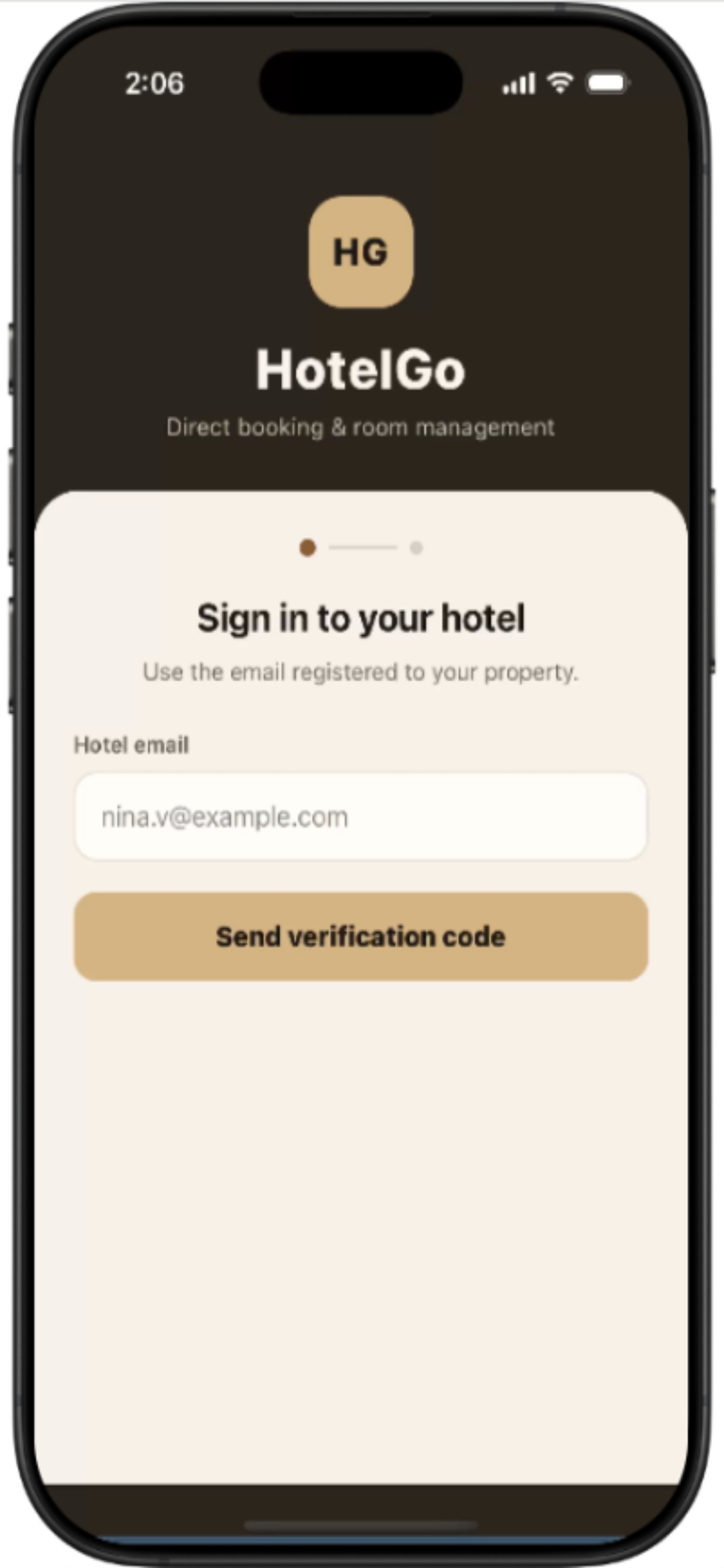 Screenshot 1 of HotelGo Pro