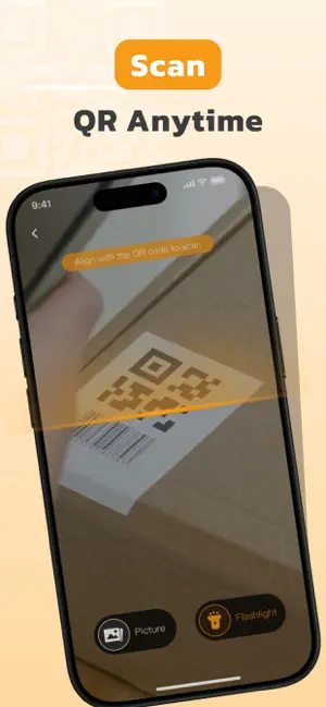 QR Easy Scanner iPhone screenshot 2