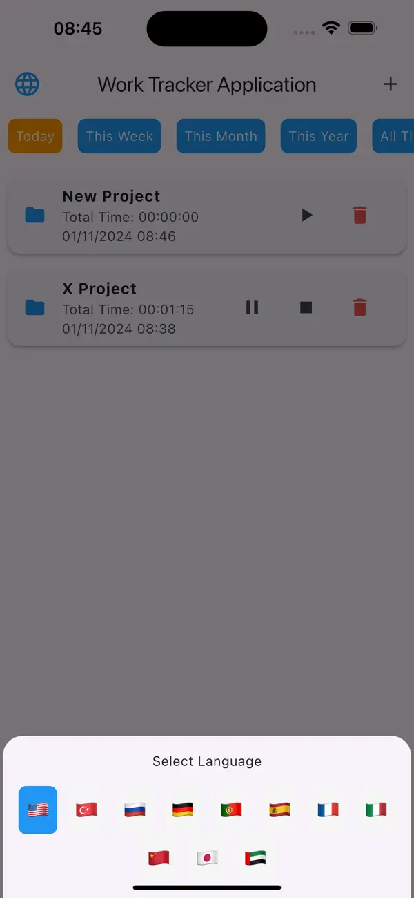 Screenshot #3 pour WorkTracking Carpe