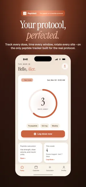PeptideX: Track Peptides screenshot 1