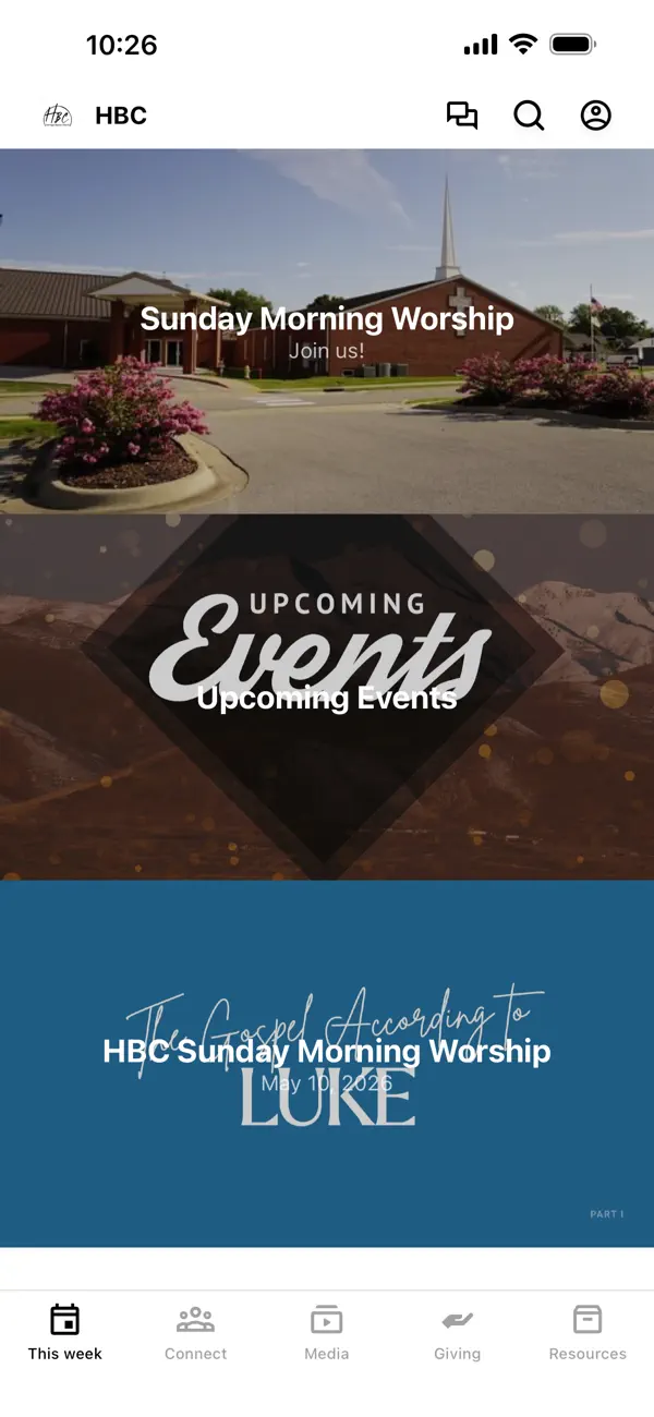 Screenshot #1 pour Heritage Baptist Church - AR