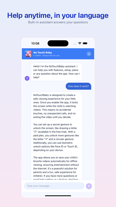 NoTouchBaby App Screenshot 8 of 8