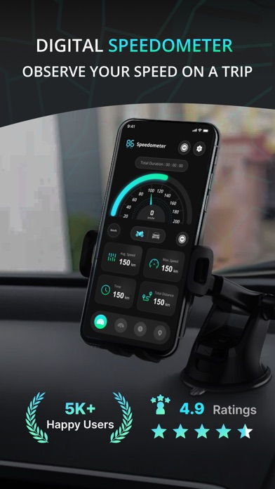 GPS Speedometer •Speed Tracker Screenshot