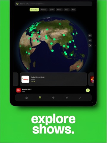 RadioMe - Podcast & Radio App iPad screenshot