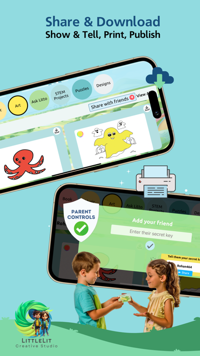 LittleLit Kids Creative Studio Screenshot